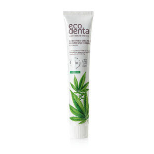 Multi-functional organic toothpaste with hemp oil, Ecodenta, 75 ml