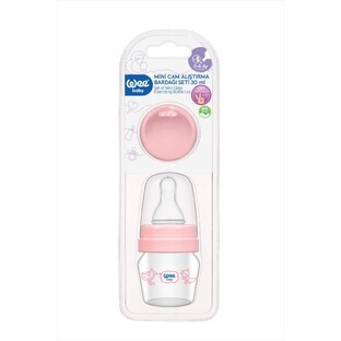 Pahar biberon copii roz, 30 ml, Wee Baby
