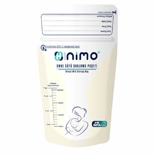 Breast milk storage bags, 20 pcs, Nimo