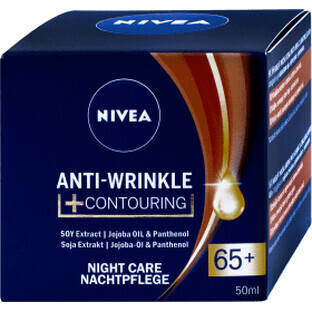 Nivea Anti-Falten Nachtcreme 65+, 50 ml