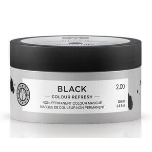 Color Refresh Black hair coloring mask, 100 ml, Maria Nila