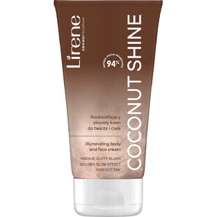 Coconut Shine Perfect Tan Illuminating Cream, 150 ml, Lirene
