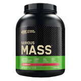 Serious Mass gainer protein powder, Strawberry, 2730 g, Optimum Nutrition