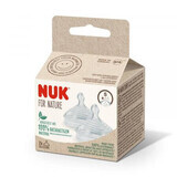 Nature Silicone Teat, size S, 2 pieces, Nuk
