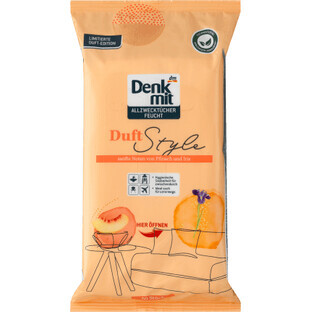 Denkmit Toallitas húmedas Melocotón, 50 uds.