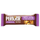 Protein-Riegel mit Toffee-Nüssen und Zartbitterschokolade, 37 g, Perkier