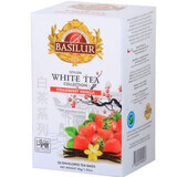 Witte Thee Aardbei Vanille, 20 builtjes, Basilur
