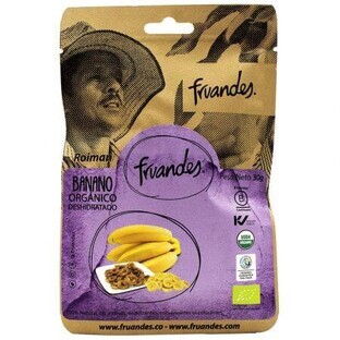 Bio-Banane getrocknet, 30 g, Fruandes