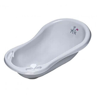 Bath tub with siphon and drain plug, Nip