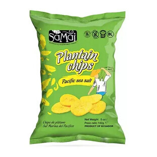Bananenchips mit Meersalz, 142 g, SaMai