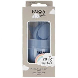 Nagelverzorgingsset Baby, Blauw, Parsa