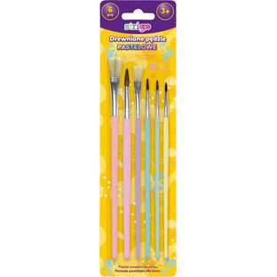 Strigo Pastelpenselen, 6 stuks