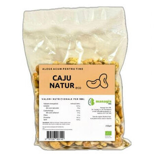 Anacardos ecológicos, 250 g, Managis