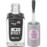 Trend !t up Effect Nail Polish 040 Black Glitter, 8 ml