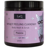 Shower and peeling gel with peony, 220 g, LaQ