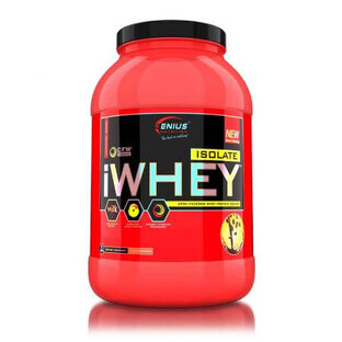 Proteine ​​in polvere al gusto latte iWhey isolate Italian Caffe Late, 900 g, Genius Nutrition