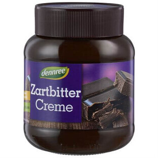 Zartbitterschokoladen-Öko-Creme, 400 g, Dennree