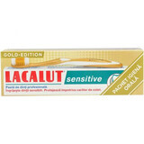 Lacalut Dentífrico Sensible, 75 ml + Cepillo de Dientes Edición Oro, Theiss Naturwaren