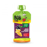 Natural banana and blackcurrant smoothie, 120 g, Bob Snail