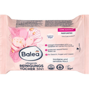 Balea Salviette detergenti 3 in 1, 25 pz.