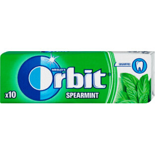 Orbit Mint-flavoured chewing gum, 10 pcs