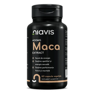 Extrait de Maca, 400 mg, 60 gélules, Niavis