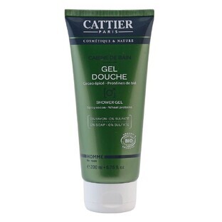 Bio Würziges Kakao-Duschgel für Männer, 200 ml, Cattier