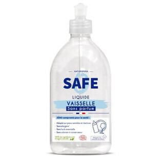 Detergente lavavajillas ecológico sin perfume, 500 ml, Seguro