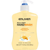 Enliven Liquid soap with milk and honey, 500 ml