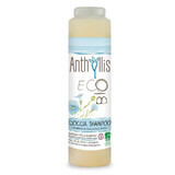 Shower gel with flax extract and rice protein Eco Bio, 250 ml, Anthyllis