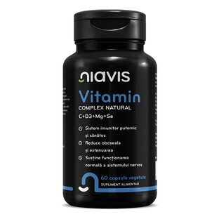 Complesso vitaminico naturale, 60 capsule, Niavis