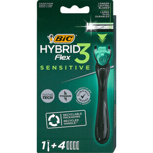 Afeitadora BIC Hybrid 1+4rez, 1 ud.