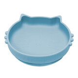 Kitty II silicone bowl, 6 months+, Aqua Blue, Appekids