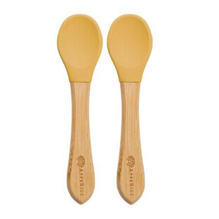 Bamboo spoon set, 6 months+, Honey, Appekids