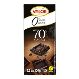 Dark chocolate with 70% cocoa, 100 g, Valor