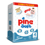 PINE Maxi pañales 7-14 kg talla 4 x 72 unid.