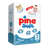 PINE Pañales Midi 4-9 kg talla 3 x 42 unidades
