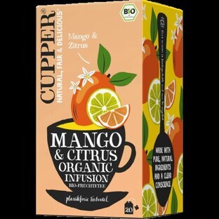 Organic Mango and Citrus Tea, 36 g, Cupper