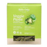 Durum wheat fusilli pasta with broccoli, spinach and basil, 250 g, Dalla Costa