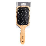 Wooden hair brush rubber tree, paddle type, Parsa