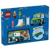 Emergency Ambulance and Snow Boarding, +4 years, 60403, Lego City