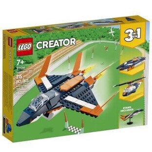 Lego Creator supersonic plane, +7 years, 31126, Lego