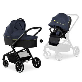 Chariot 2 en 1 Move so simply, Dark Navy Neon, Hauck