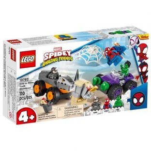 Hulk en Rhino Machine Showdown, +4 jaar, 10782, Lego Marvel