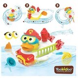 Fireman Duck motor toy with 15 accessories, 2-6 years, Yookidoo