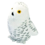 Plush Toy Bird with sounds, 15 cm, Snow Owl, Wild Republic
