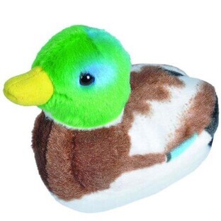 Peluche Pájaro con sonidos, 17 cm, Wild Duck, Wild Republic