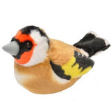 Jouet en peluche Oiseau avec sons, 17 cm, Sticlete, Wild Republic