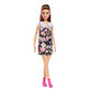 Muñeca Barbie Fashionista, Vestido con estampado floral, Barbie