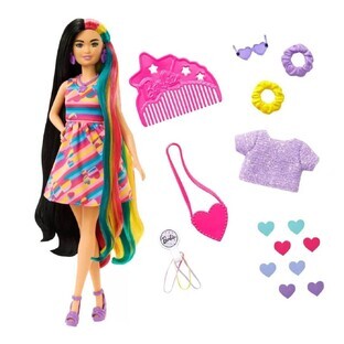 Barbie Totally Hair doll, brunette, Barbie